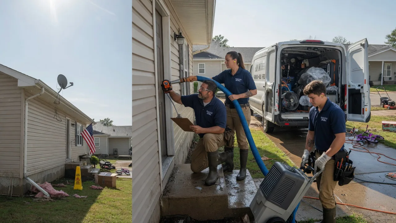 Ceiling Water Damage Restoration in Jackson, PA near me